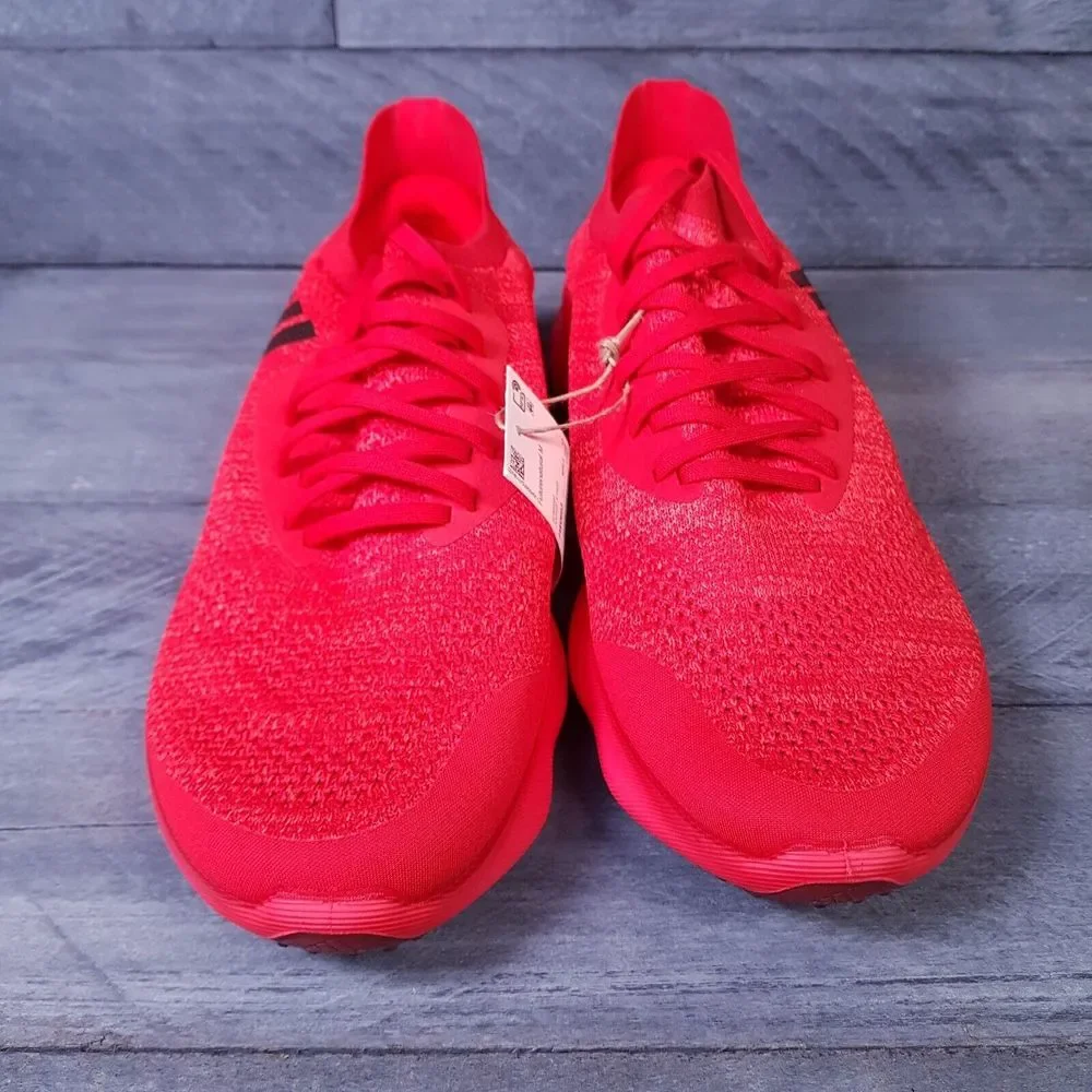 ADIDAS Futurenatural Knit Running Shoes Mens 11‎ Vivid Triple Red